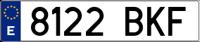 Truck License Plate
